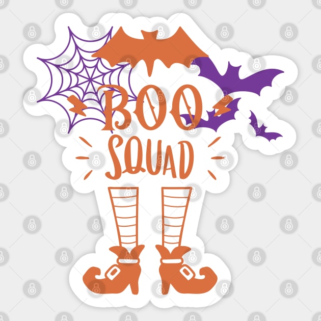 Boo Squad Sticker by Budwood Designs